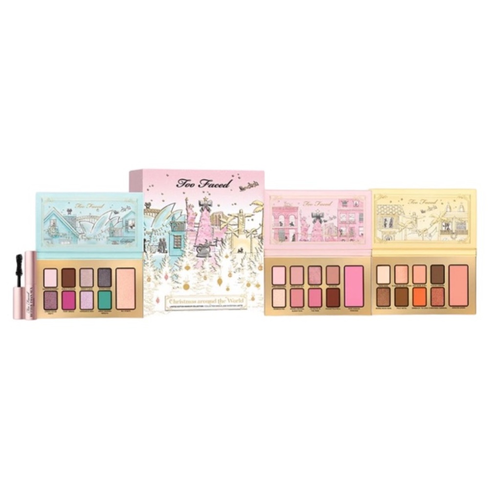 NEW Too Faced 2021 Christmas Around the World Limited Edition Makeup Collection